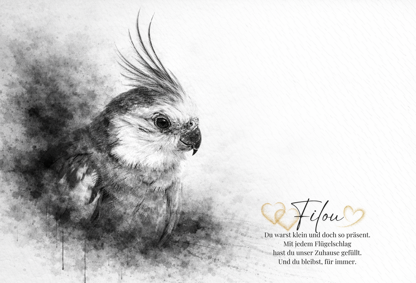 Erinnerungsbild im Aquarell-Stil 🖤