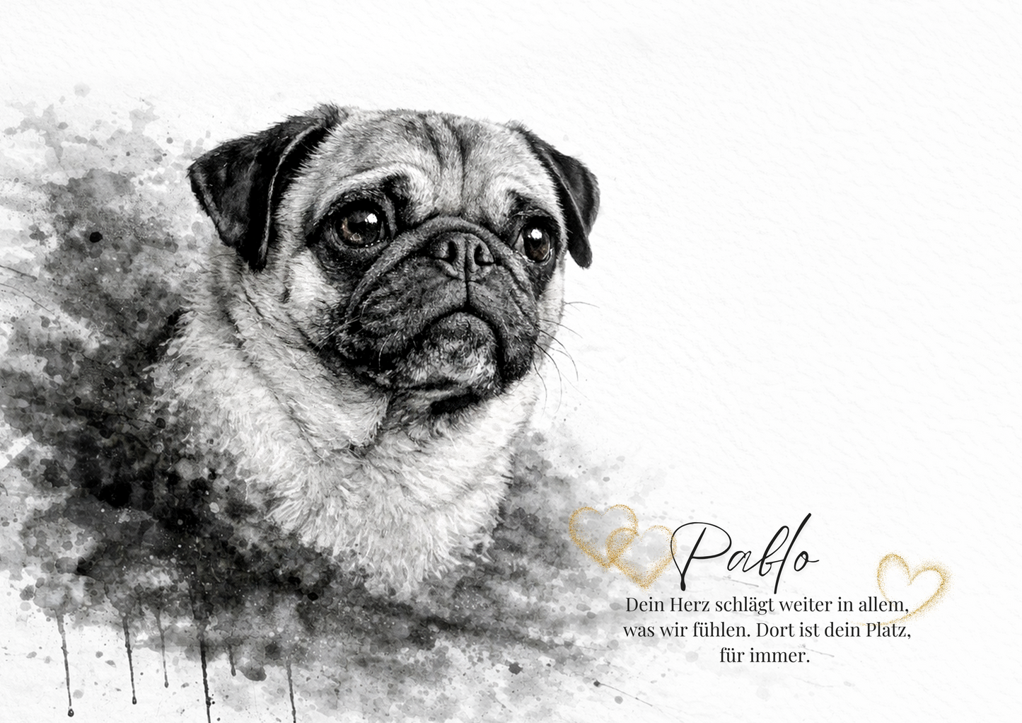 Erinnerungsbild im Aquarell-Stil 🖤